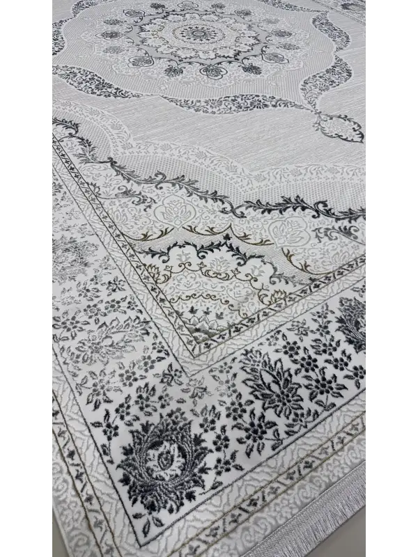 Safyün Halı Kadife KF501 Gri 200 x 290