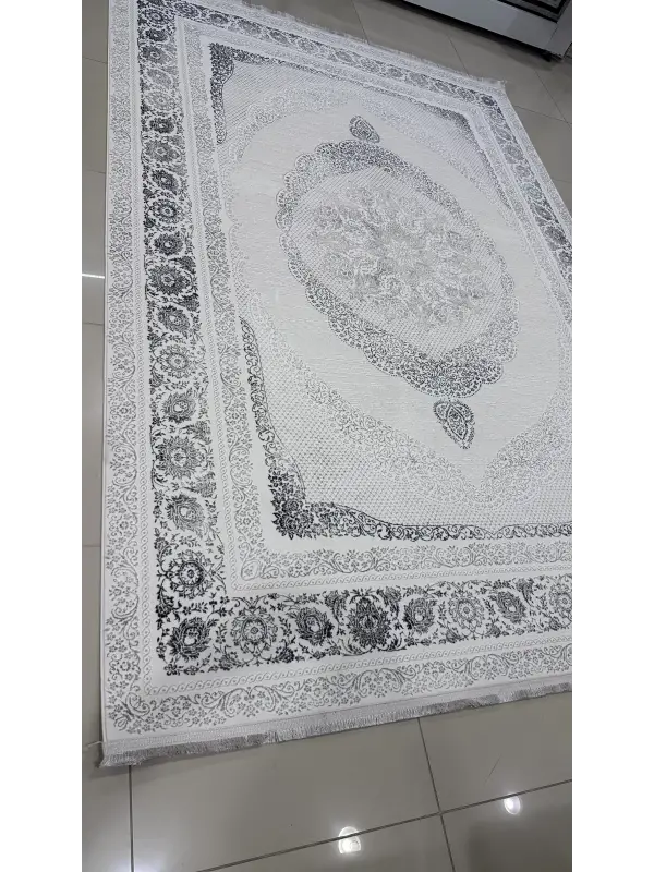 Safyün Halı Kadife KF504 Gri 200 x 290