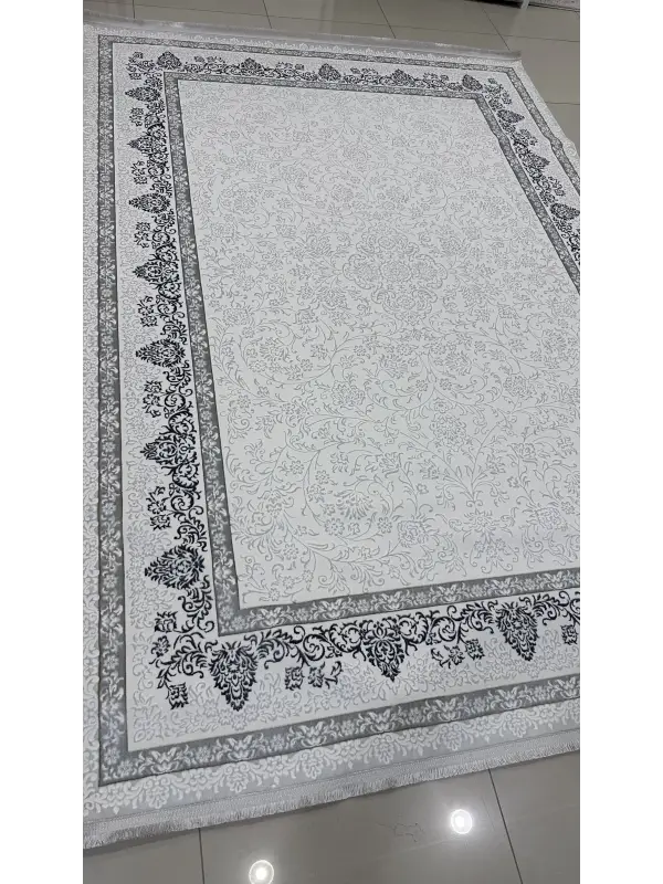 Safyün Halı Kadife KF512 Gri 200 x 290