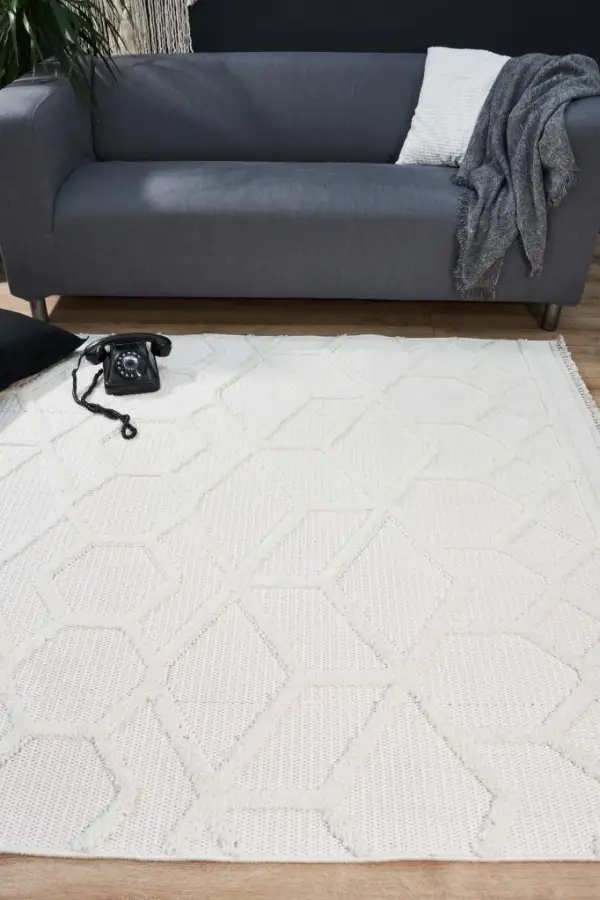 Apex Halı Vesta 9522 Beyaz 160X230