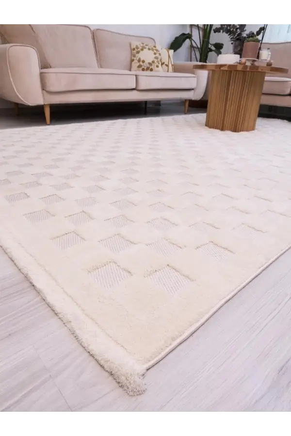 Apex Orion 4211 Krem Makine Halısı