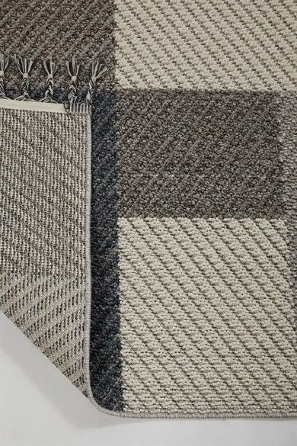 Dekorenti Halı Bukle 1403 Gri Mavi