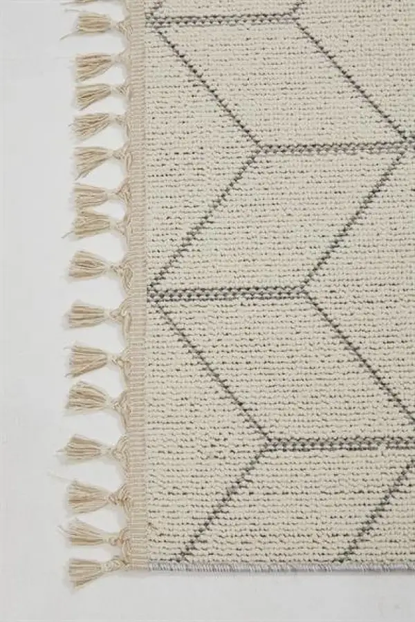 Dekorenti Halı Bukle 1407 Beyaz