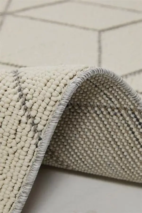 Dekorenti Halı Bukle 1407 Beyaz