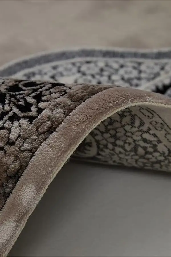 Enti Halı Miras 6804 Gri Siyah