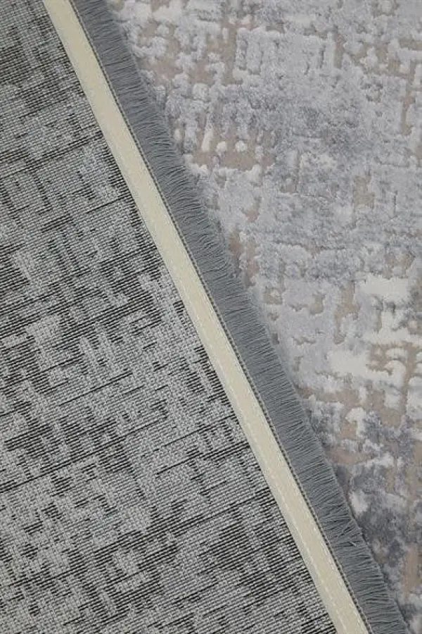 Romans Halı Enoks 6102 Gri Siyah