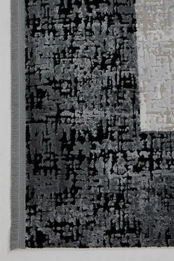 Romans Halı Enoks 6102 Gri Siyah
