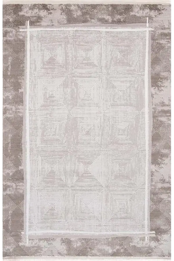 Romans Halı Enoks 6105 Krem Bej