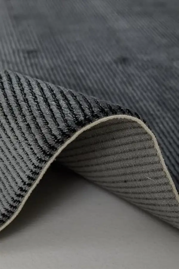 Romans Halı Enoks 6107 Gri Siyah