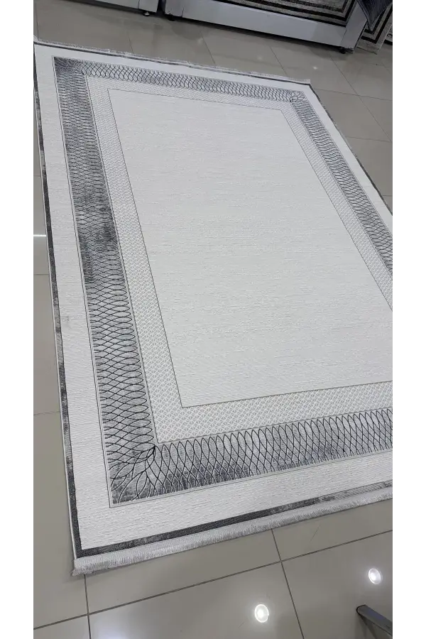 Safyün Halı Kadife KF418 Gri