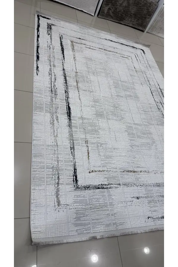 Safyün Halı Kadife KF423 Gri