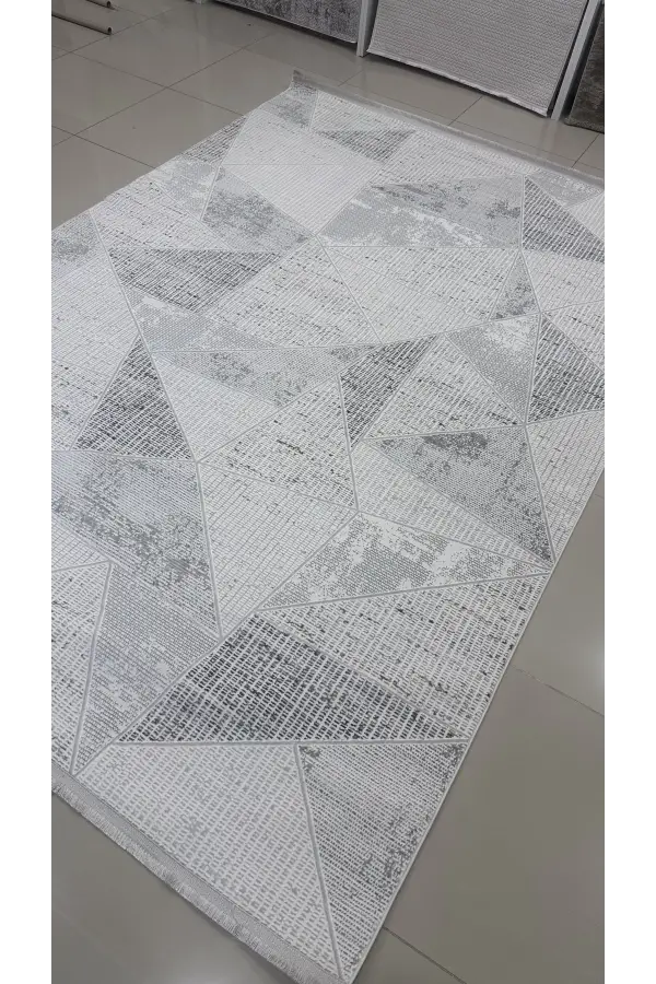 Safyün Halı Kadife KF437 Gri