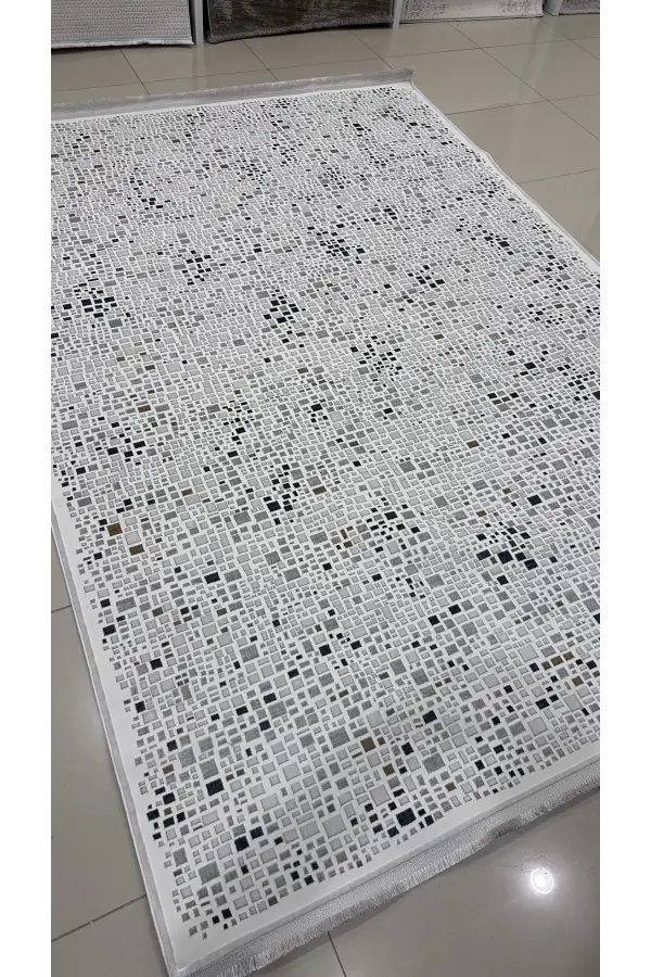 Safyün Halı Kadife KF443 Gri