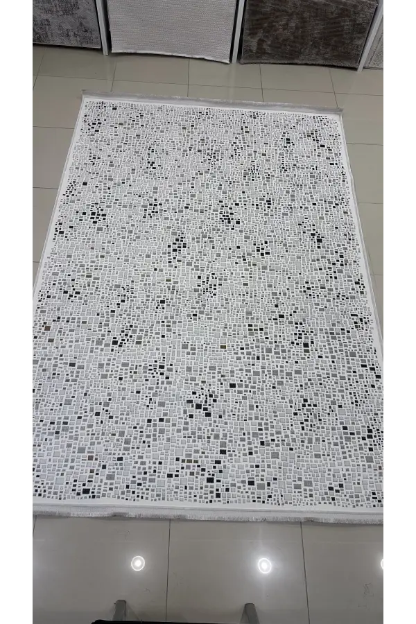 Safyün Halı Kadife KF443 Gri