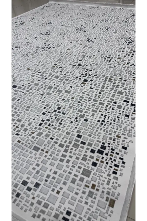 Safyün Halı Kadife KF443 Gri