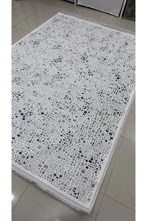 Safyün Halı Kadife KF443 Gri