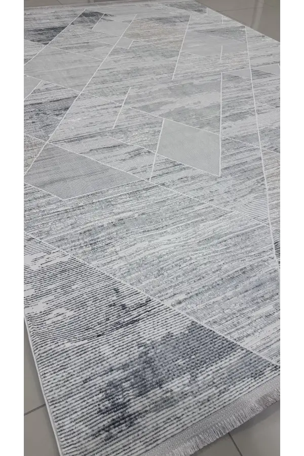 Safyün Halı Kadife KF446 Gri