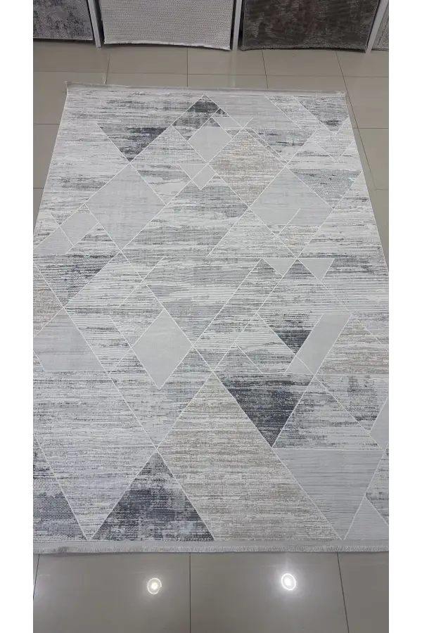 Safyün Halı Kadife KF446 Gri