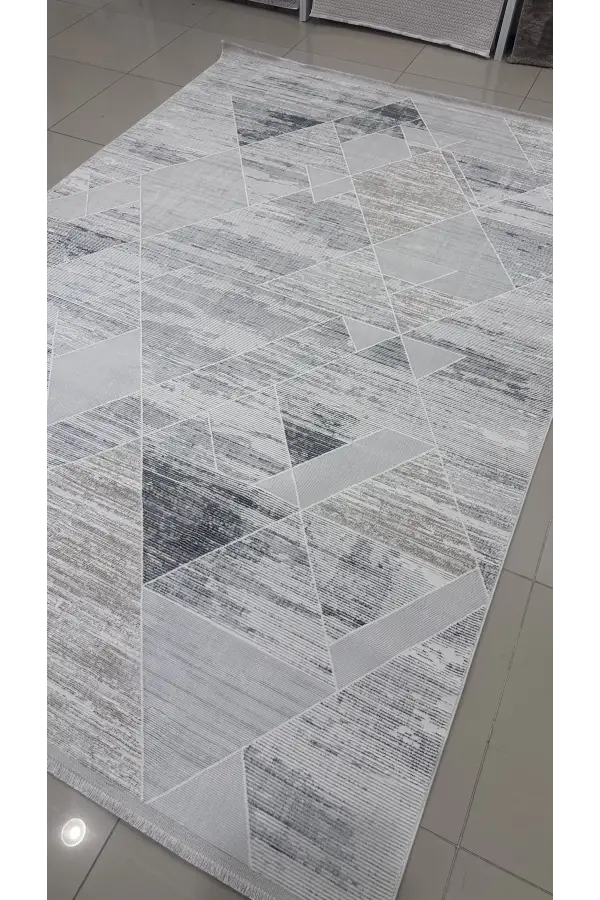 Safyün Halı Kadife KF446 Gri