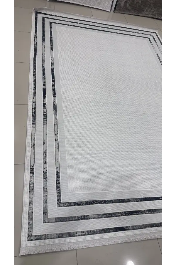 Safyün Halı Kadife KF452 Gri