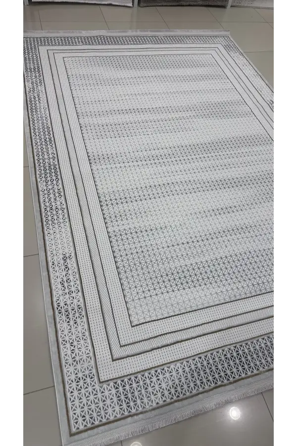 Safyün Halı Kadife KF454 Gri