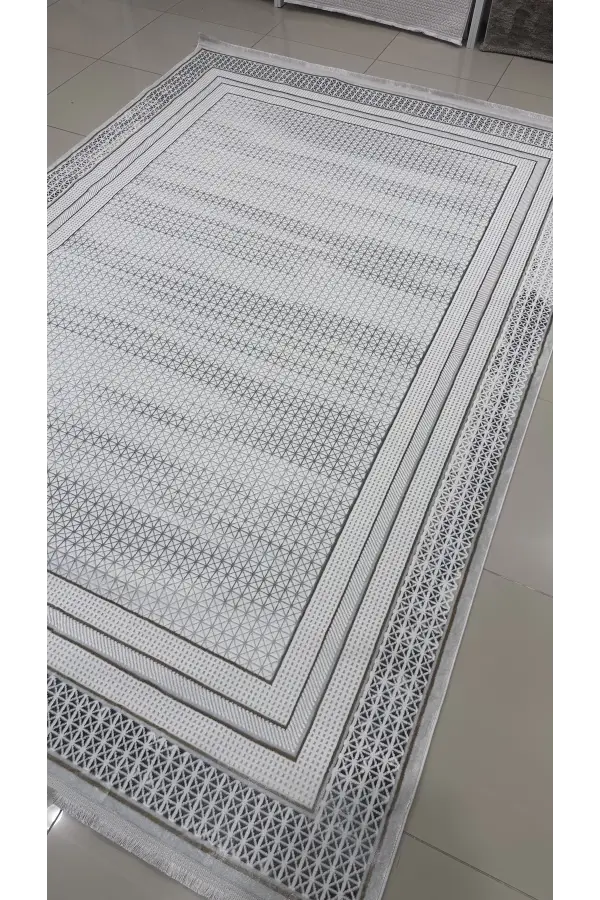 Safyün Halı Kadife KF454 Gri