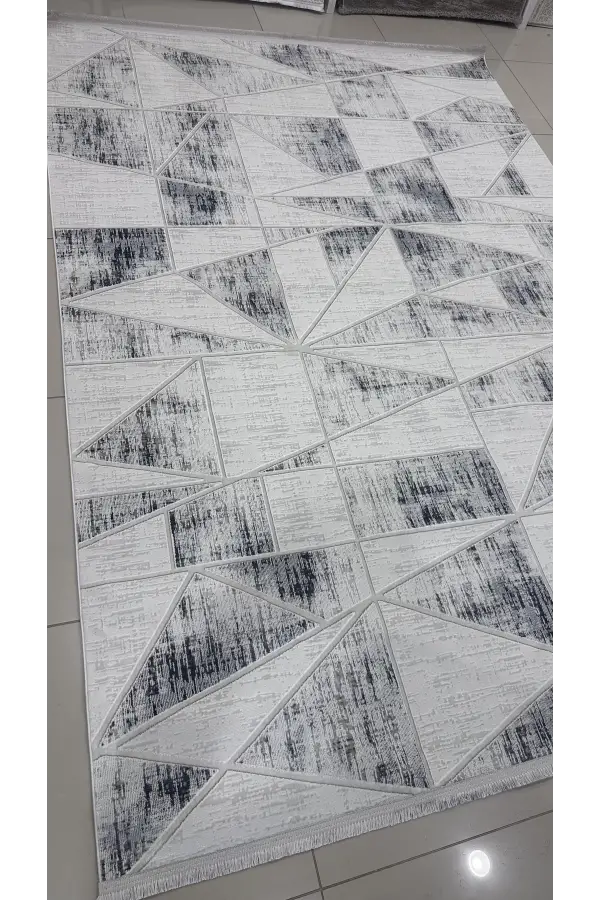 Safyün Halı Kadife KF456 Gri