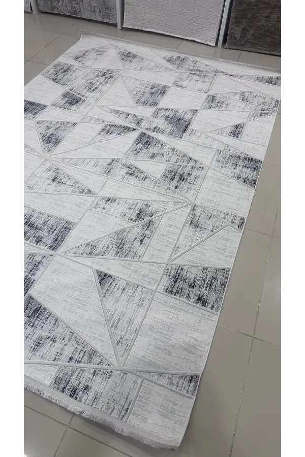 Safyün Halı Kadife KF456 Gri