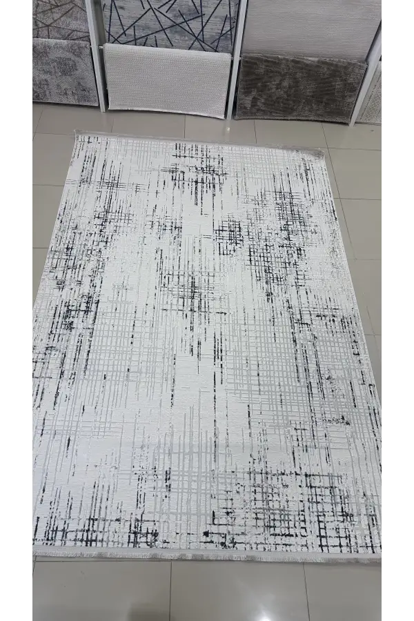 Safyün Halı Kadife KF459 Gri