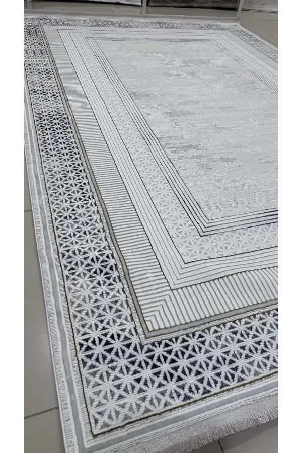 Safyün Halı Kadife KF463 Gri