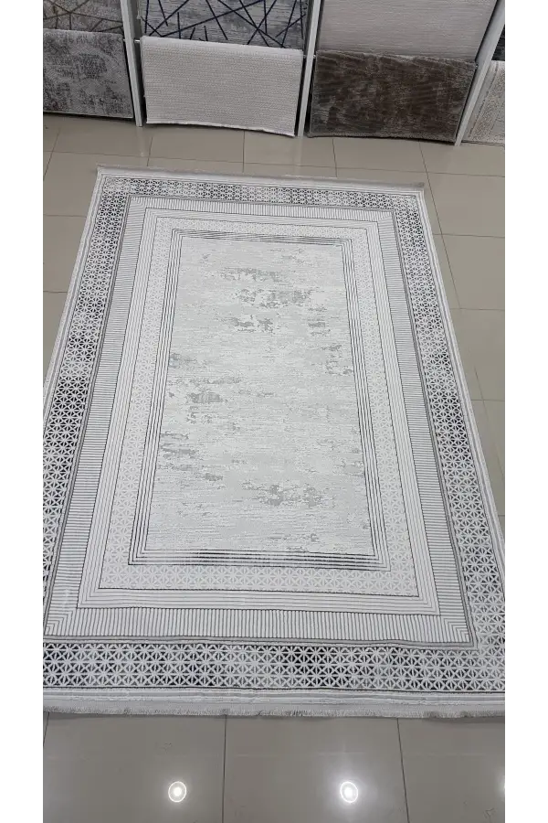 Safyün Halı Kadife KF463 Gri