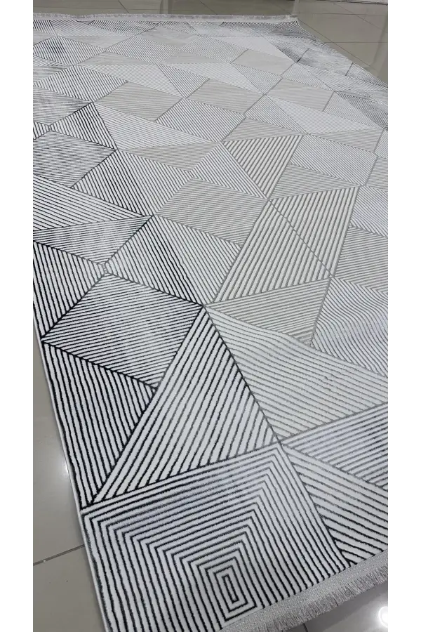 Safyün Halı Kadife KF464 Gri