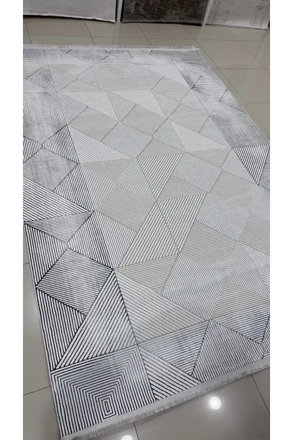 Safyün Halı Kadife KF464 Gri