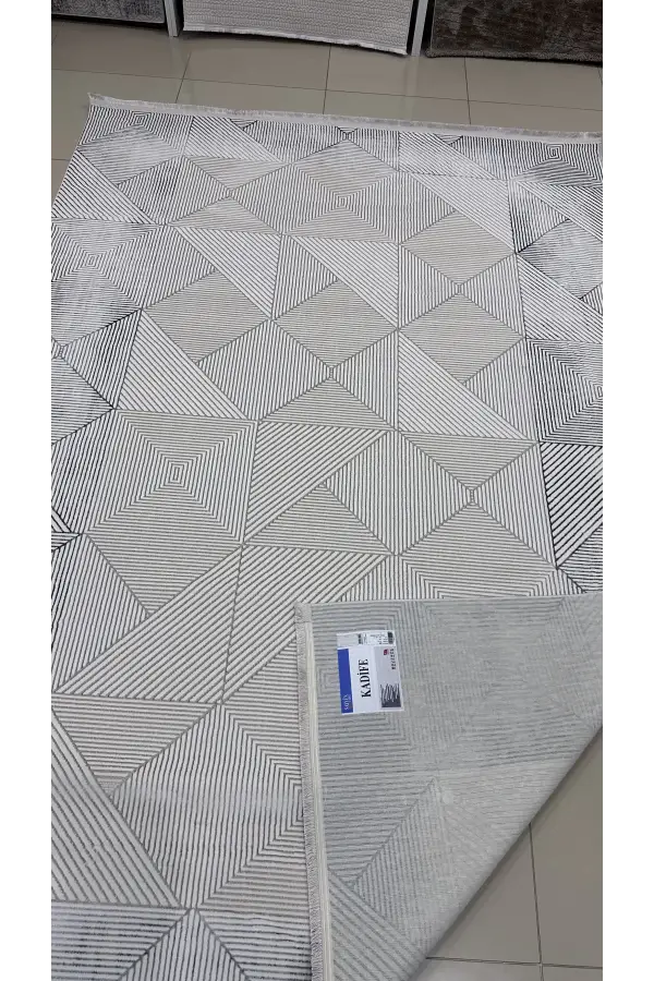 Safyün Halı Kadife KF464 Gri