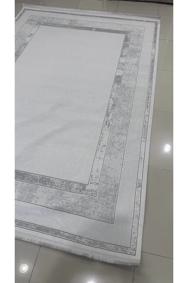 Safyün Halı Kadife KF465 Gri