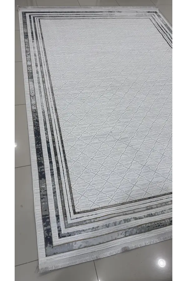 Safyün Halı Kadife KF466 Gri