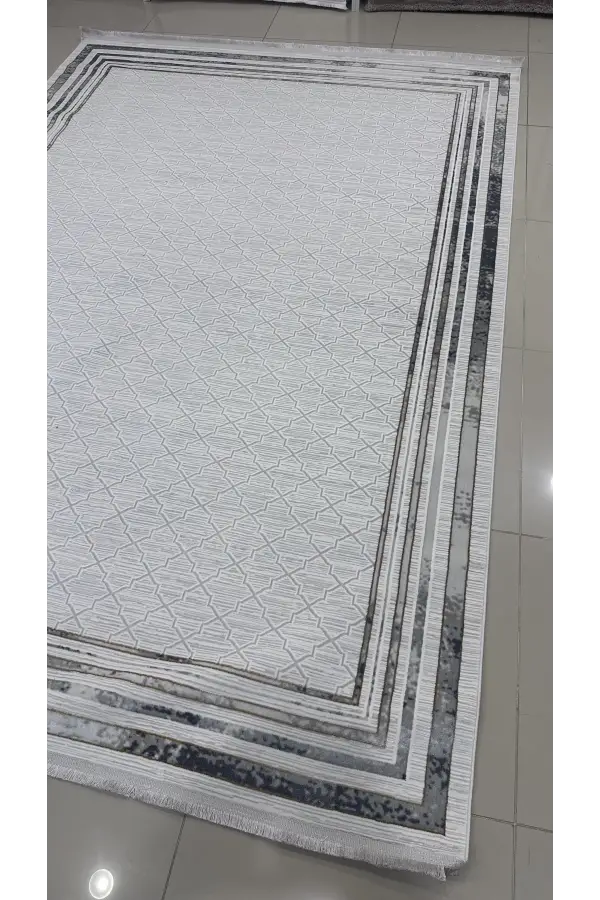 Safyün Halı Kadife KF466 Gri