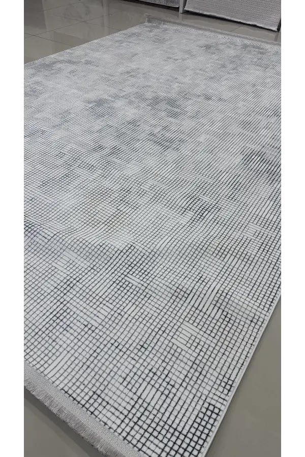 Safyün Halı Kadife KF467 Gri