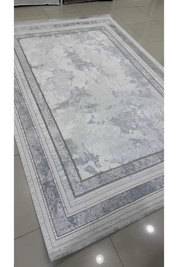 Safyün Halı Kadife KF470 Gri