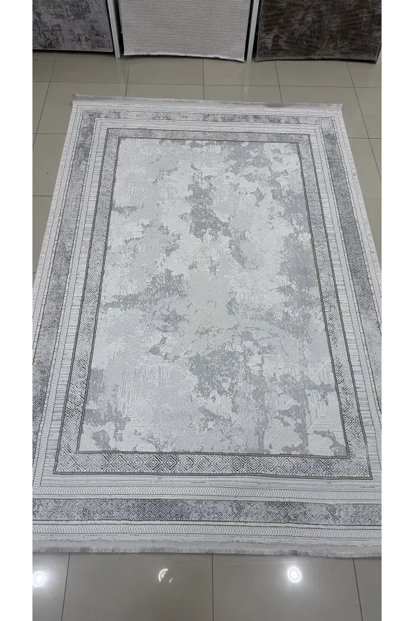 Safyün Halı Kadife KF470 Gri