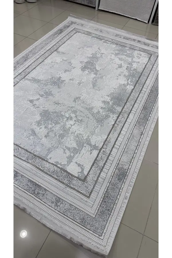 Safyün Halı Kadife KF470 Gri