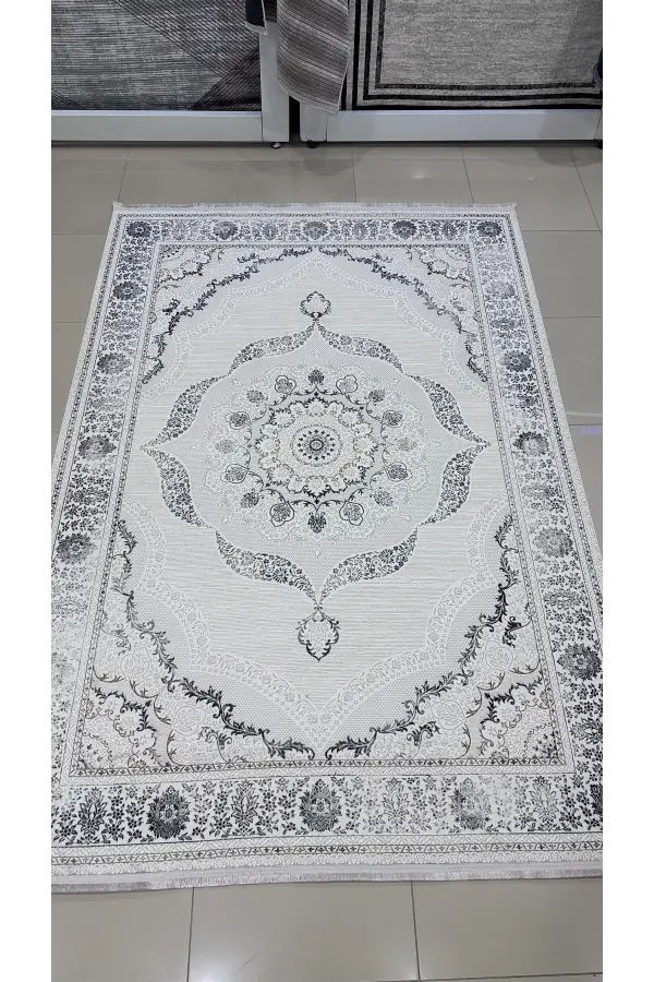 Safyün Halı Kadife KF501 Gri