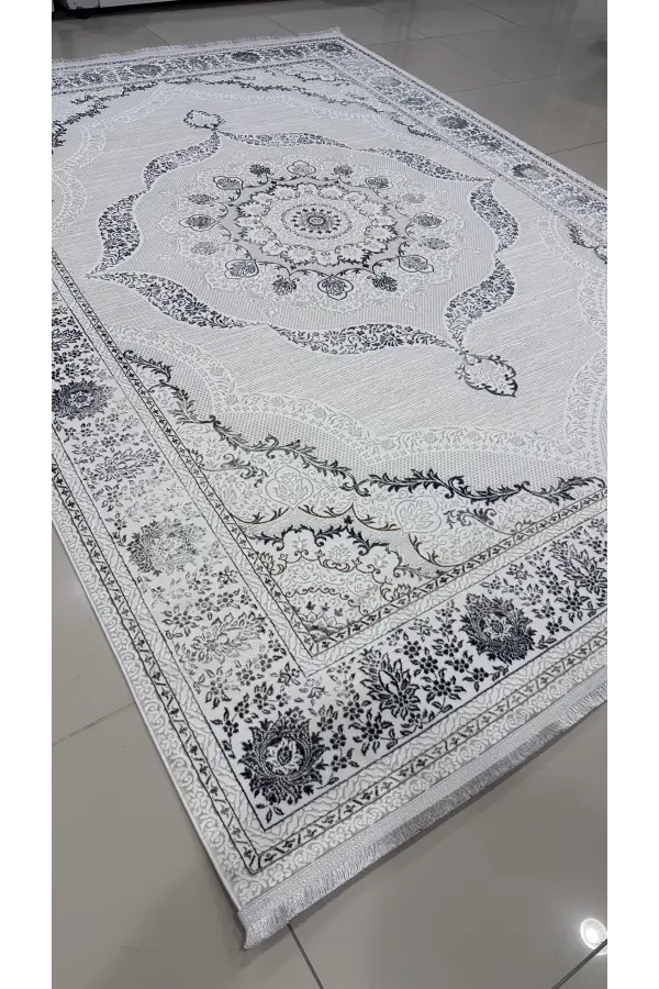 Safyün Halı Kadife KF501 Gri