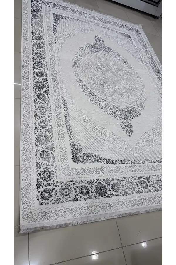 Safyün Halı Kadife KF504 Gri