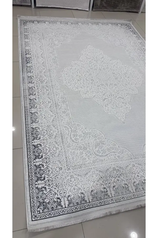 Safyün Halı Kadife KF505 Gri