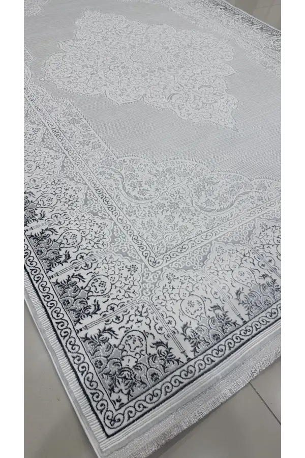 Safyün Halı Kadife KF505 Gri