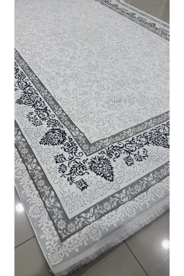 Safyün Halı Kadife KF512 Gri