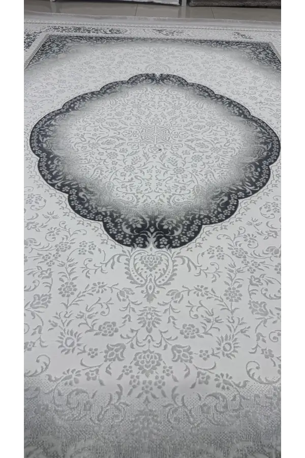 Safyün Halı Kadife KF513 Gri