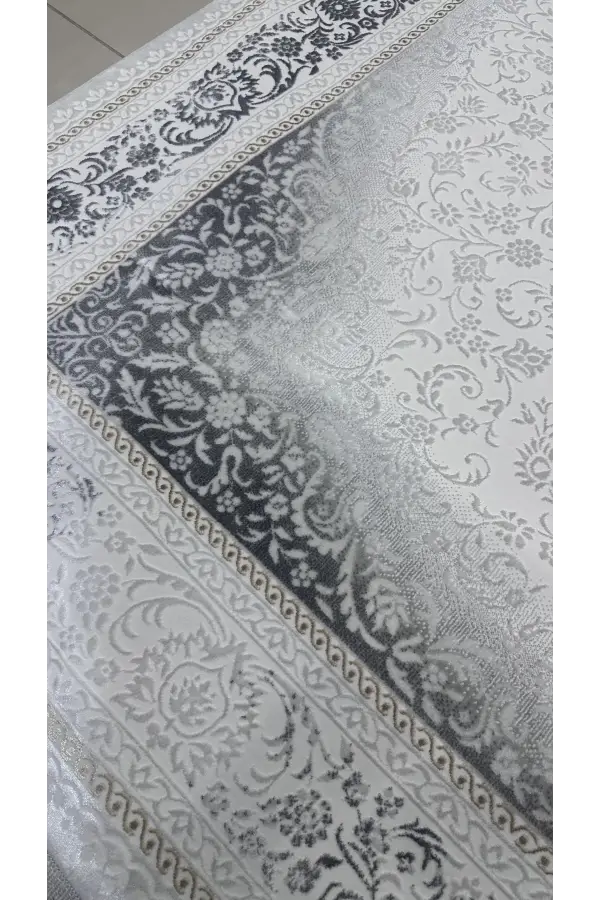 Safyün Halı Kadife KF513 Gri