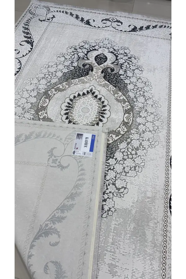 Safyün Halı Kadife KF514 Gri